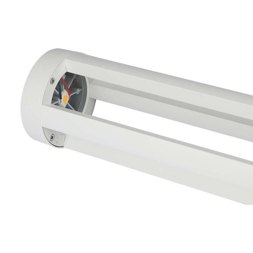 Lampe d'extérieur LED/10W/230V 80cm 3000K IP65 blanche