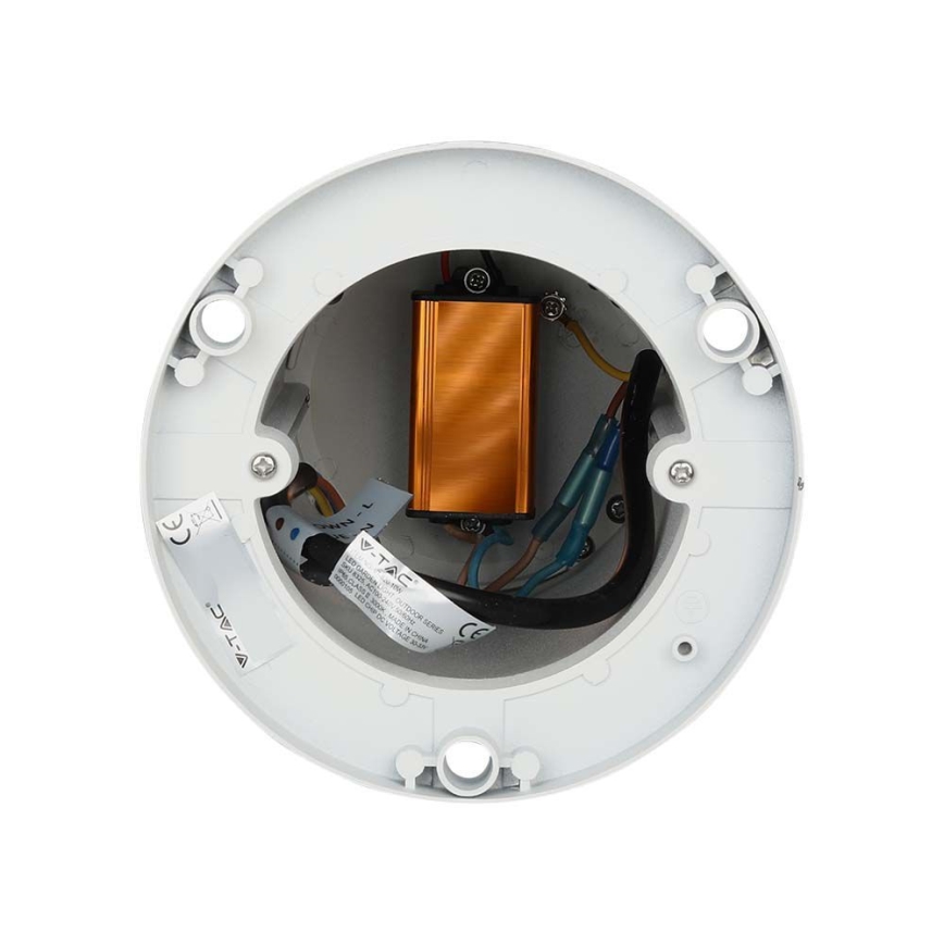 Lampe d'extérieur LED/10W/230V 80cm 3000K IP65 blanche