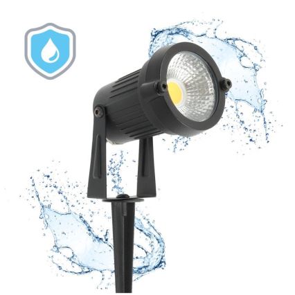 Lampe d'extérieur LED BLAKE, 5W, 230V, 3000K, IP65, noire
