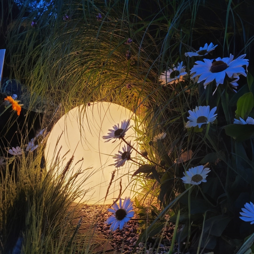 Lampe d'extérieur LED RGBW dimmable GLOBO 1xE27/9W/230V 2700-6500K Ø 30 cm IP44 Wi-Fi