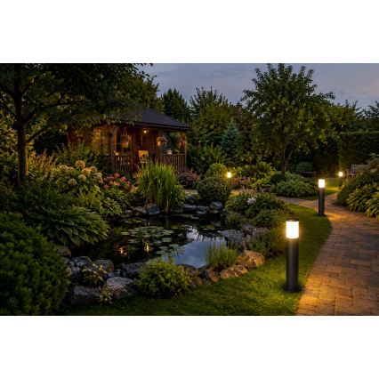 Lampe d'extérieur LOPPA 1xE27/60W/230V 45 cm IP44 noire