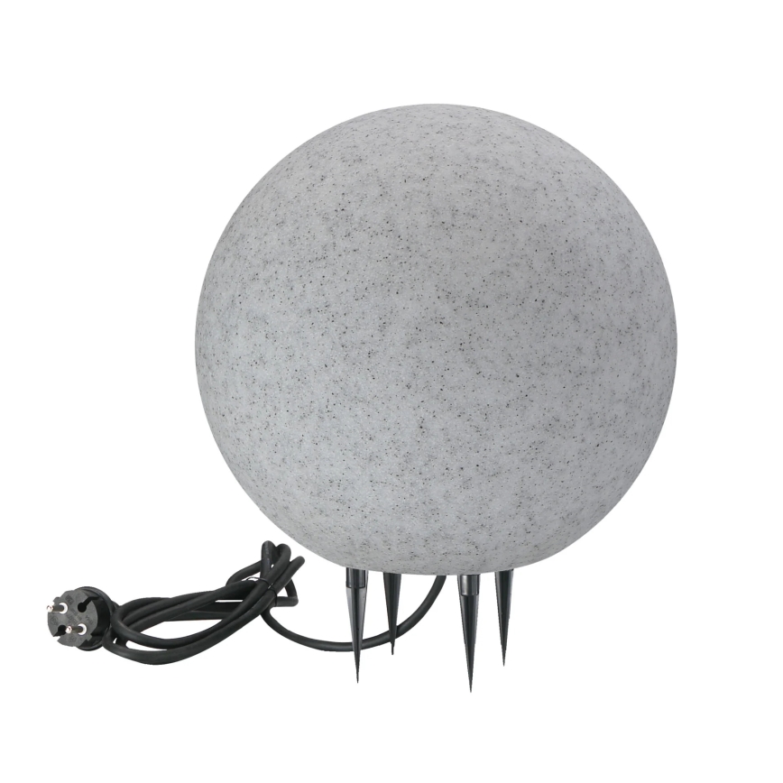 Lampe extérieur ARGENTO 1xE27/15W/230V d. 30 cm IP65 gris