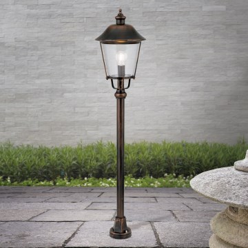 Lampe extérieur KENZO 1xE27/100W/230V IP44 bronze/patine