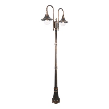 Lampe extérieur TALEZ 2xE27/15W/230V IP44 bronze patiné