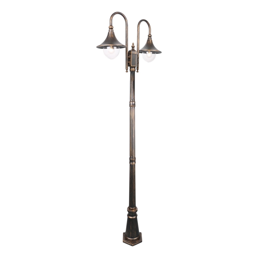 Lampe extérieur TALEZ 2xE27/15W/230V IP44 bronze patiné