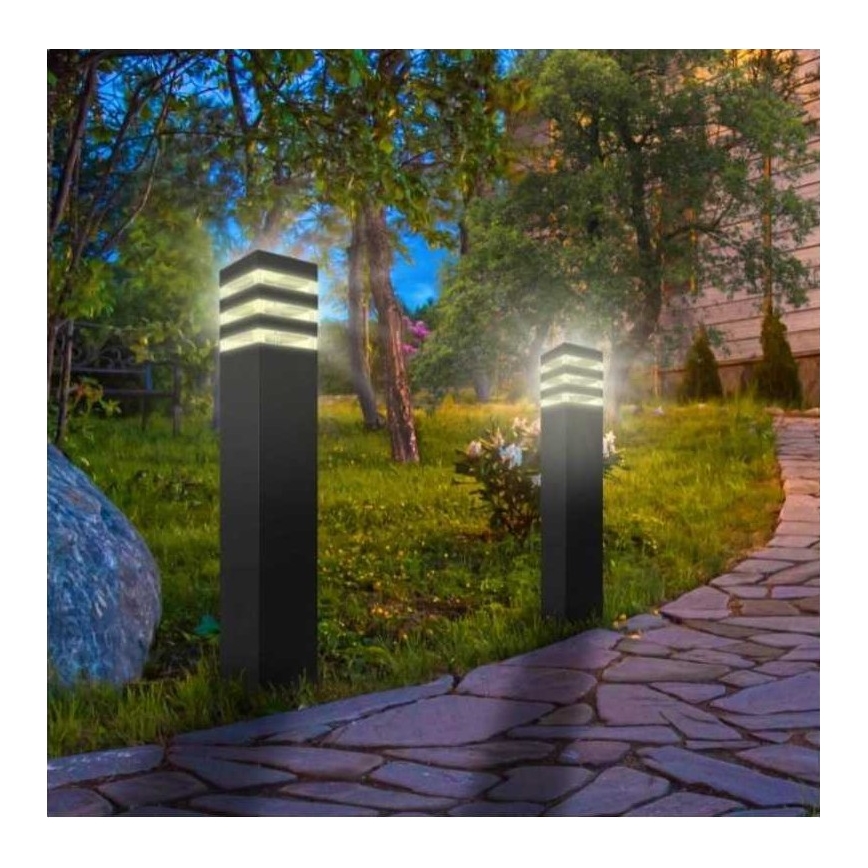 Lampe extérieur TEKSAS 1xE27/12W/230V IP44 44 cm anthracite