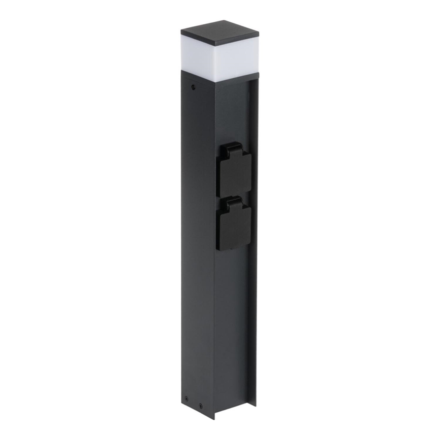 Lampe extérieure avec 2 prises DASTEN 1xG9/11W/230V 50 cm IP44 noir