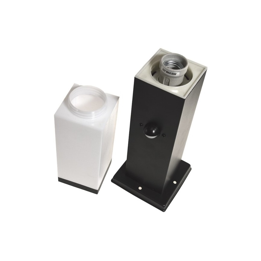 Lampe extérieure avec détecteur SOPPA 1xE27/60W/230V IP44 45 cm noir