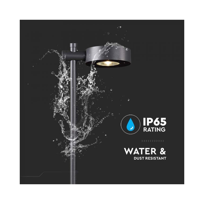 Lampe extérieure LED/7W/230V 4000K IP65 noire