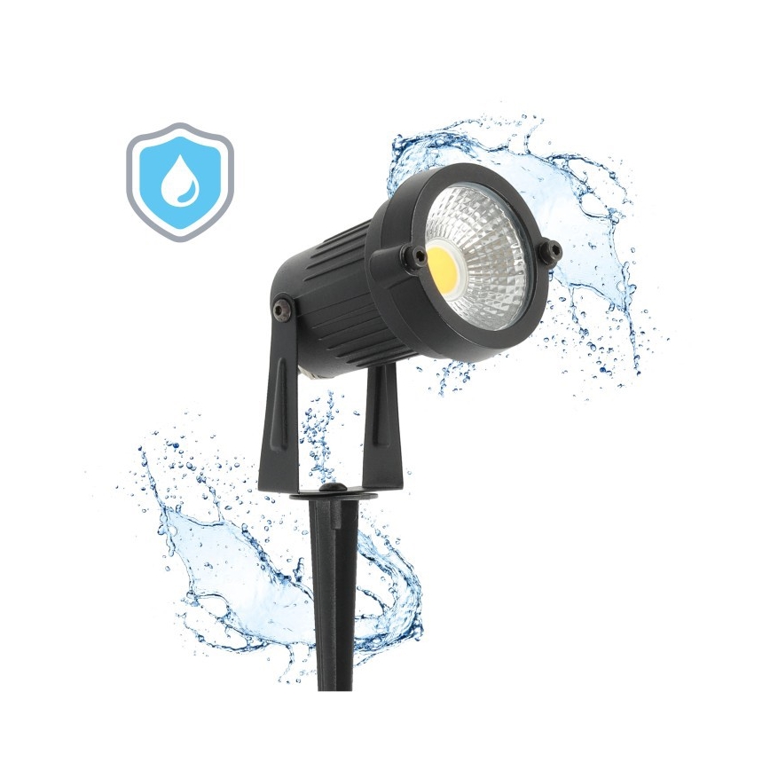 Lampe extérieure LED BLAKE LED/5W/230V 4000K IP65 noire