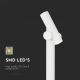 Lampe flexible extérieure LED/4W/230V 3000K IP44 100 cm blanc