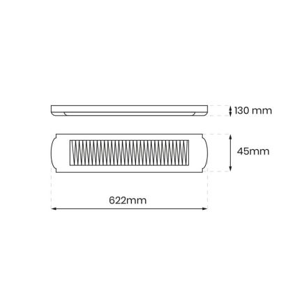 Lampe fluorescente 1xG13/18W/230V