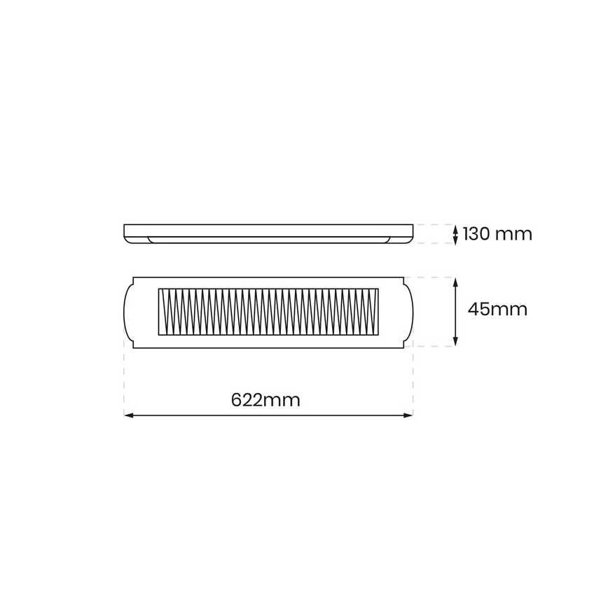 Lampe fluorescente 1xG13/18W/230V