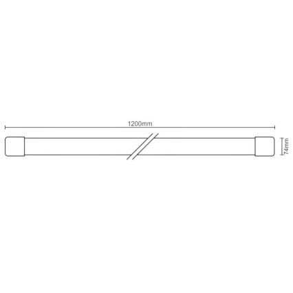 Lampe fluorescente LED/72W/230V 4000K 120 cm