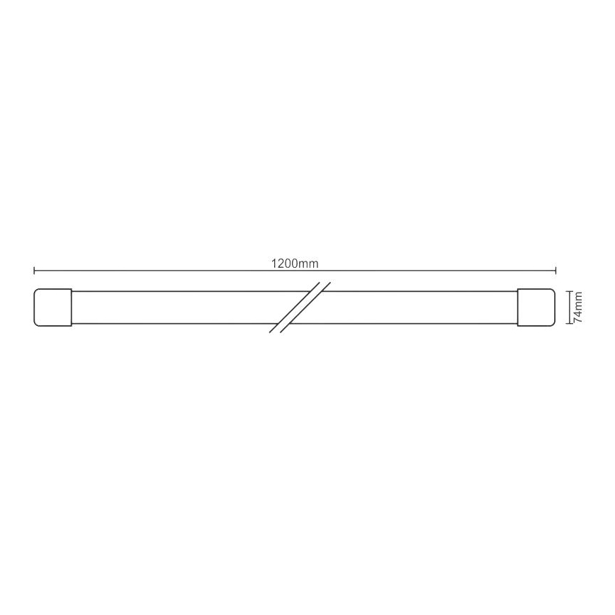 Lampe fluorescente LED/72W/230V 4000K 120 cm