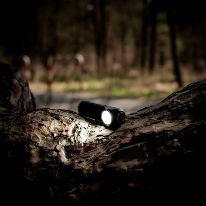 Lampe frontale LED rechargeable, à intensité réglable, 3 en 1, avec éclairage rouge LED/10W/5V IP66 500 lm 800 mAh