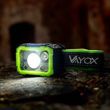 Lampe frontale LED rechargeable à intensité variable avec capteur LED/10W/5V IP66 750 lm 1500 mAh