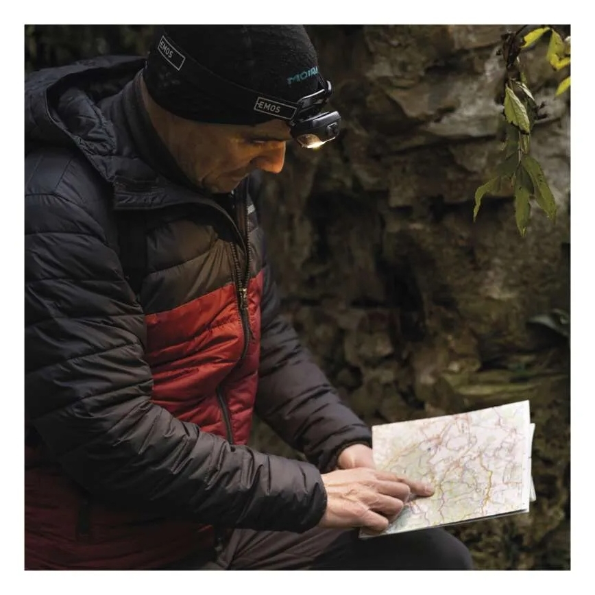 Lampe frontale LED rechargeable USB 1200 mAh