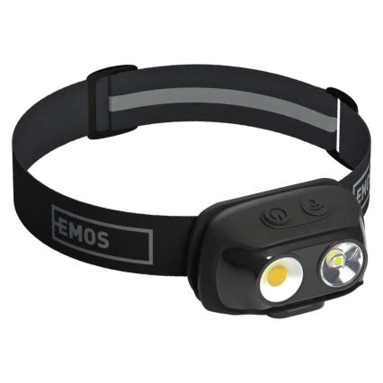 Lampe frontale LED rechargeable USB 1200 mAh