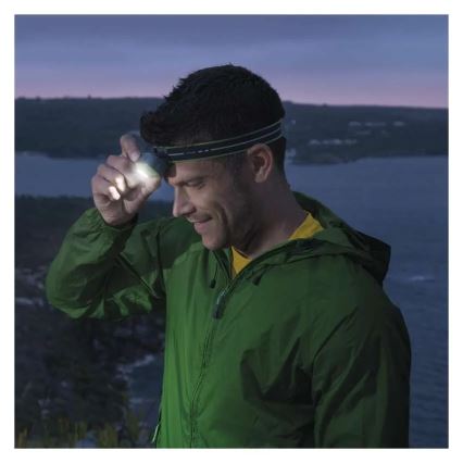 Lampe frontale LED rechargeable USB 1600 mAh IPX6