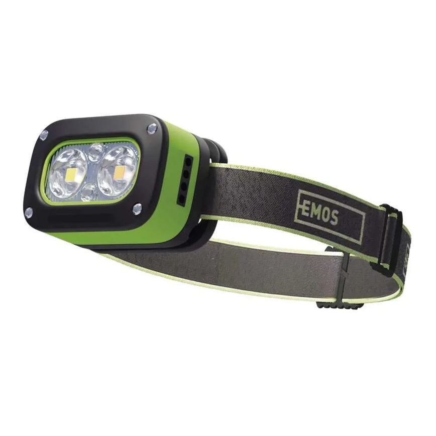 Lampe frontale LED rechargeable USB IP43 800 mAh