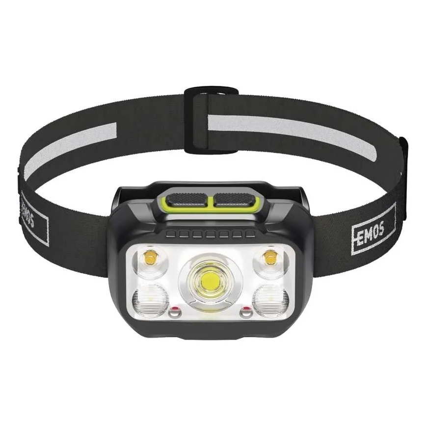 Lampe frontale rechargeable à intensité réglable LED/3xAAA/1000 mAh 3,7V