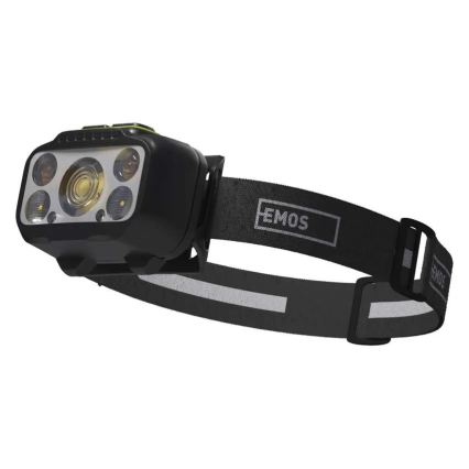 Lampe frontale rechargeable à intensité réglable LED/3xAAA/1000 mAh 3,7V