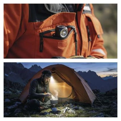 Lampe frontale rechargeable à intensité réglable LED/800 mAh 3,7V