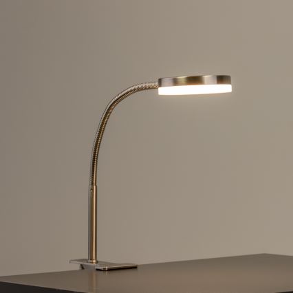 Lampe LED à clip LED/3,2W/230V chrome mat