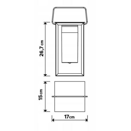 Lampe LED à intensité variable extérieure MESHY LED/2W/5V IP44