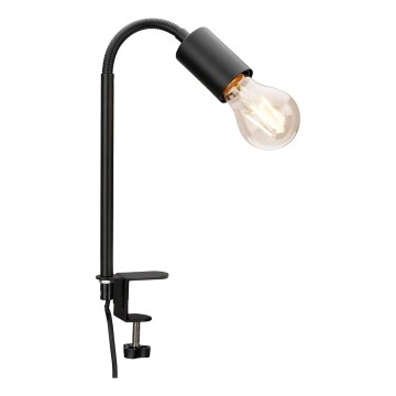Lampe LED à pince 1xE27/4,2W/230V 2700K noire