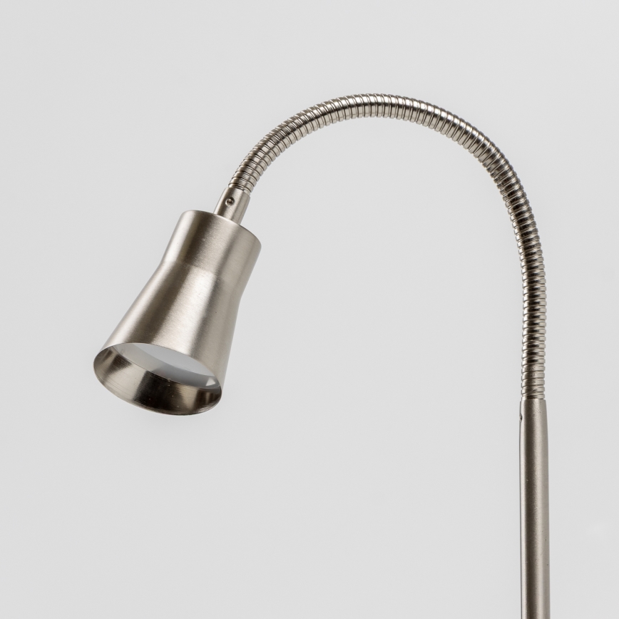 Lampe LED à pince 3,2 W / 230 V, chrome mat