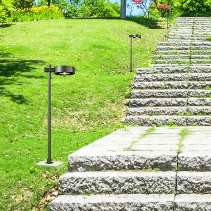 Lampe LED d'extérieur 7W/230V 3000K IP65 noire 102 cm