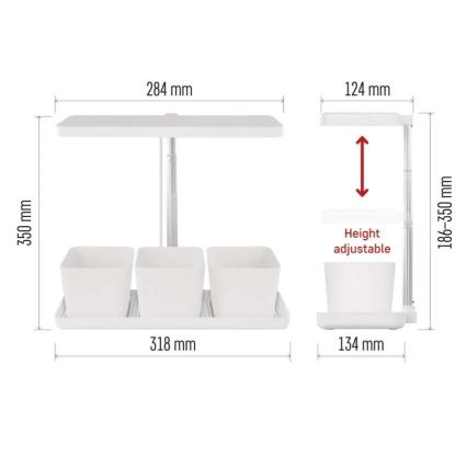 Lampe LED d'intérieur dimmable pour culture de plantes GROW LED/7W/5V