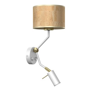 Lampe murale CORK 1xE27/40W/230V + 1xGU10/MR11/7W