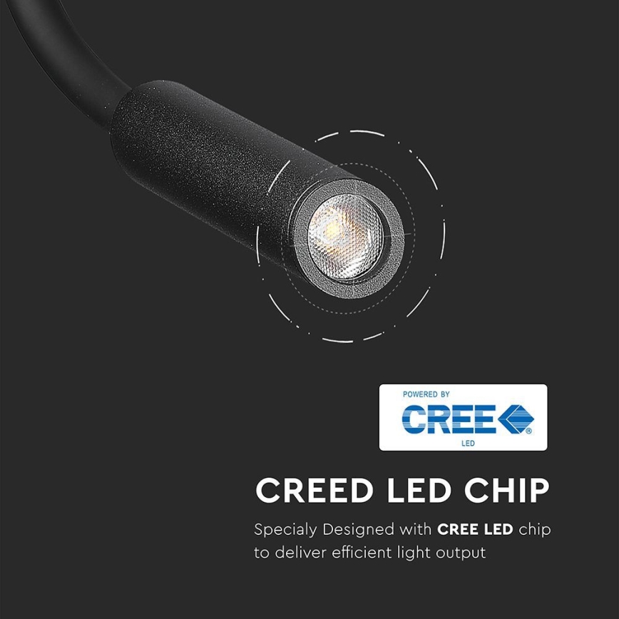 Lampe murale LED/3W/230V