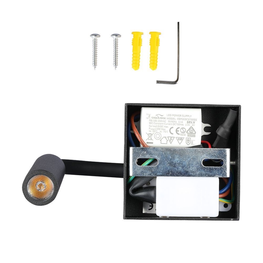 Lampe murale LED/3W/230V