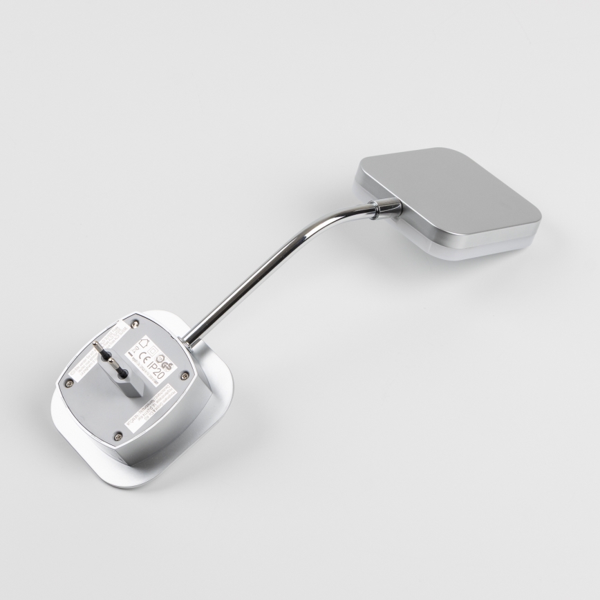 Lampe murale LED à brancher sur prise LED/3,2W/230V chrome brillant