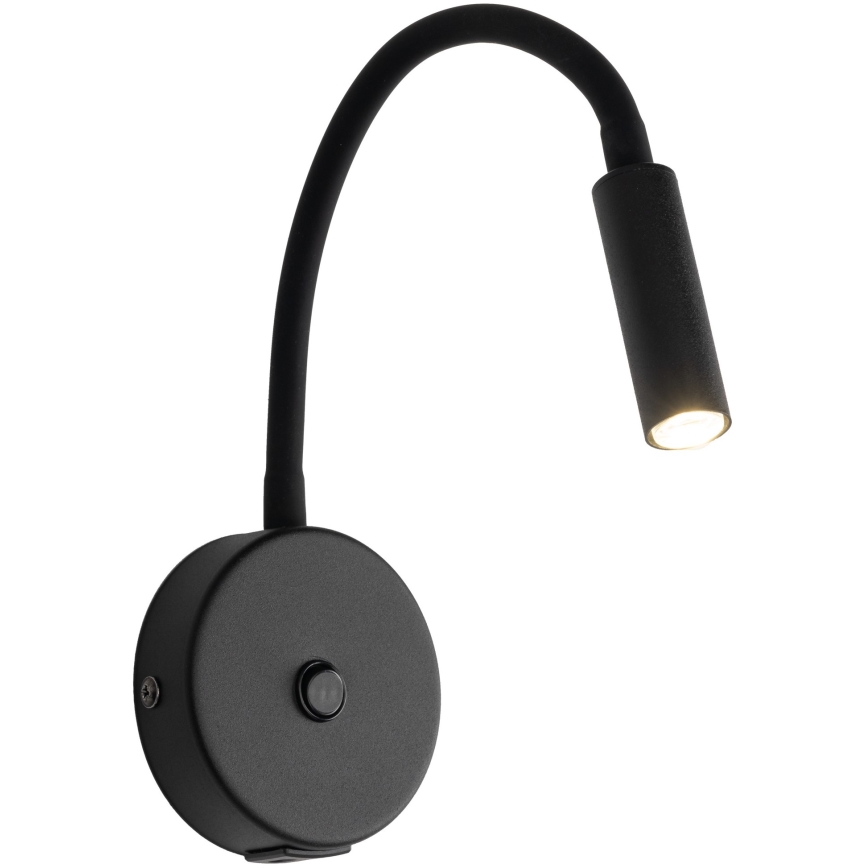 Lampe murale LED avec USB port LAGOS 1xG9/3W/5V 4000K noir
