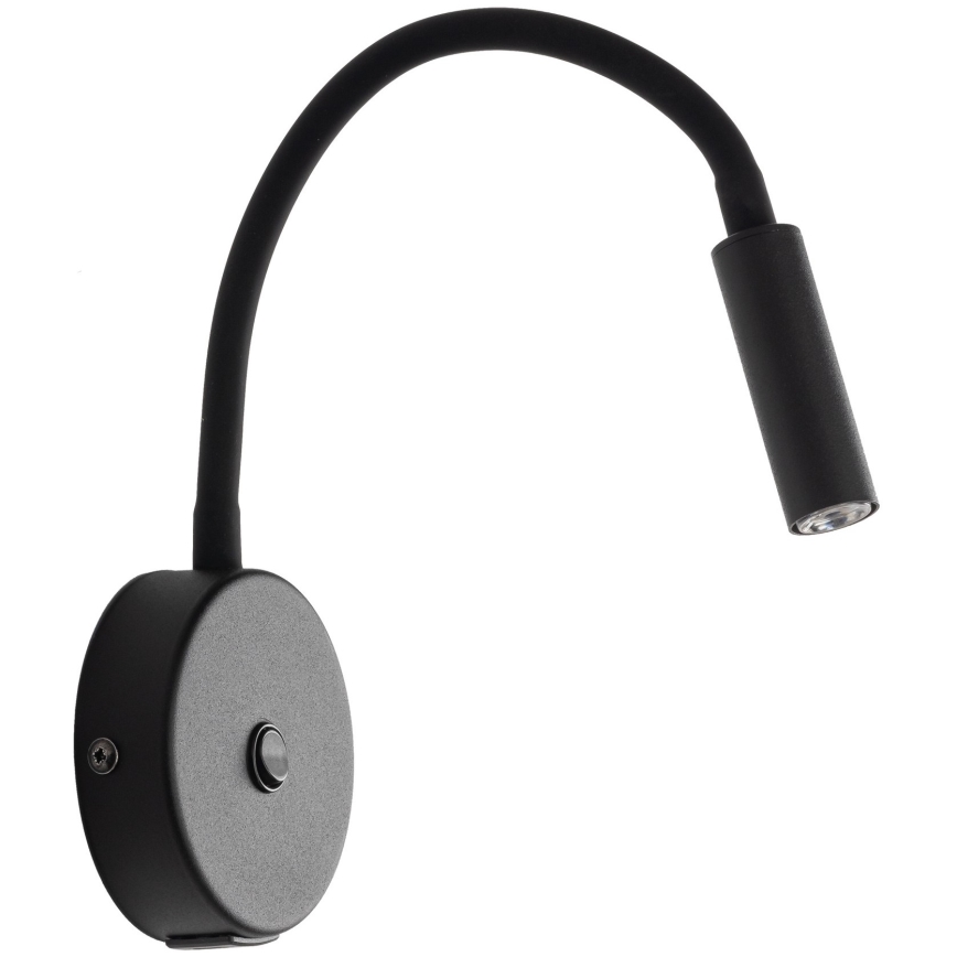 Lampe murale LED avec USB port LAGOS 1xG9/3W/5V 4000K noir