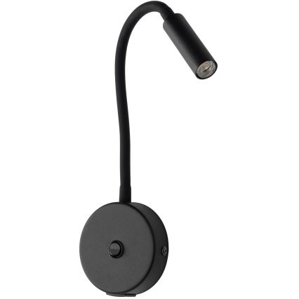 Lampe murale LED avec USB port LAGOS 1xG9/3W/5V 4000K noir