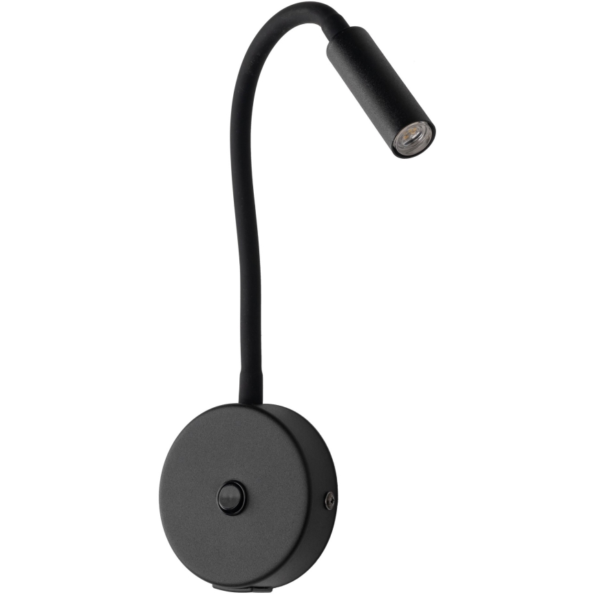 Lampe murale LED avec USB port LAGOS 1xG9/3W/5V 4000K noir