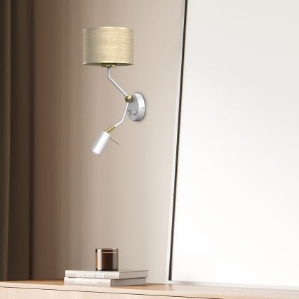 Lampe murale MARSHALL 1xE27/40W/230V + 1xGU10/MR11/7W