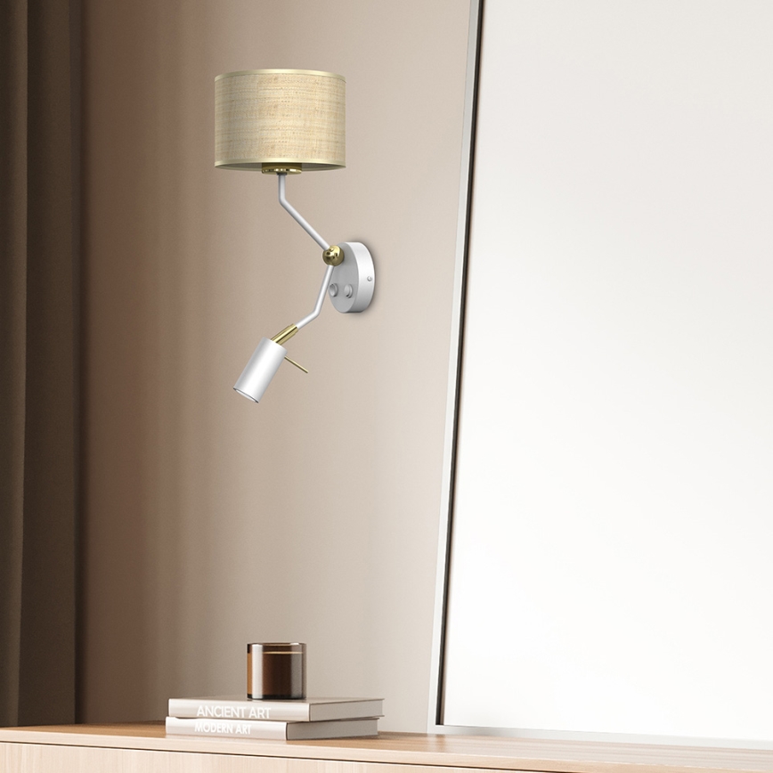 Lampe murale MARSHALL 1xE27/40W/230V + 1xGU10/MR11/7W