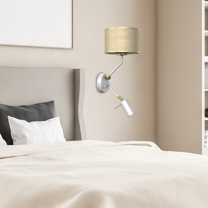 Lampe murale MARSHALL 1xE27/40W/230V + 1xGU10/MR11/7W