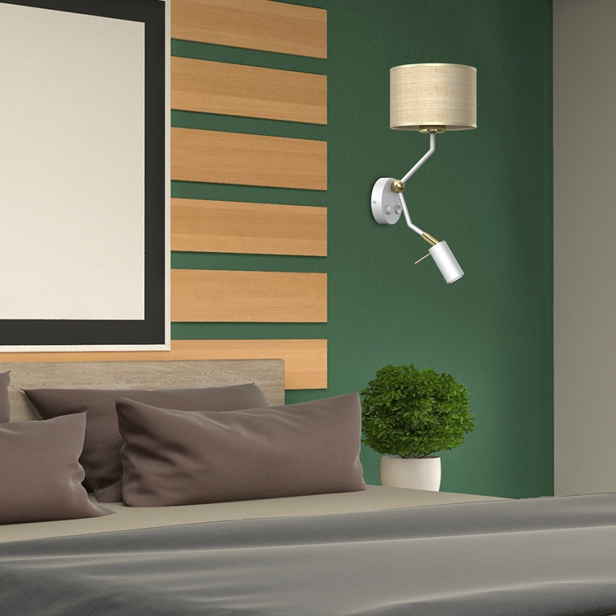 Lampe murale MARSHALL 1xE27/40W/230V + 1xGU10/MR11/7W