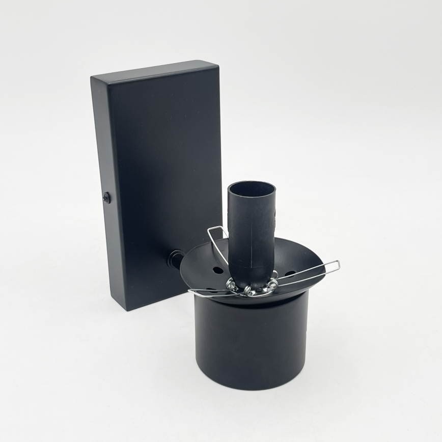 Lampe murale SFERIO 1xE14/5W/230V noir/noir fumé