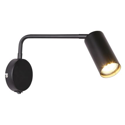 Lampe murale TINA 1xGU10/15W/230V noire