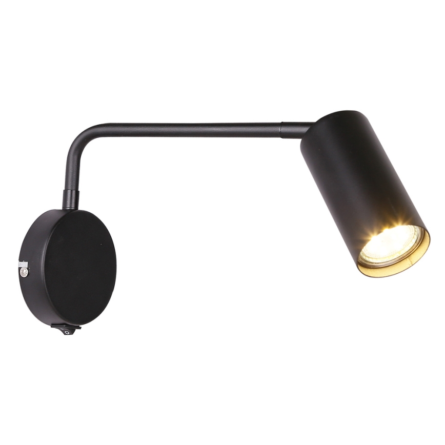 Lampe murale TINA 1xGU10/15W/230V noire