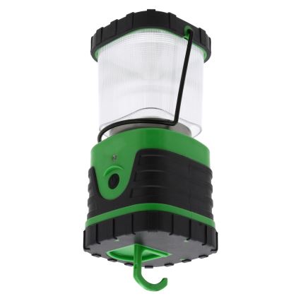 Lampe portable LED/3xLR20 IP44 noire/verte